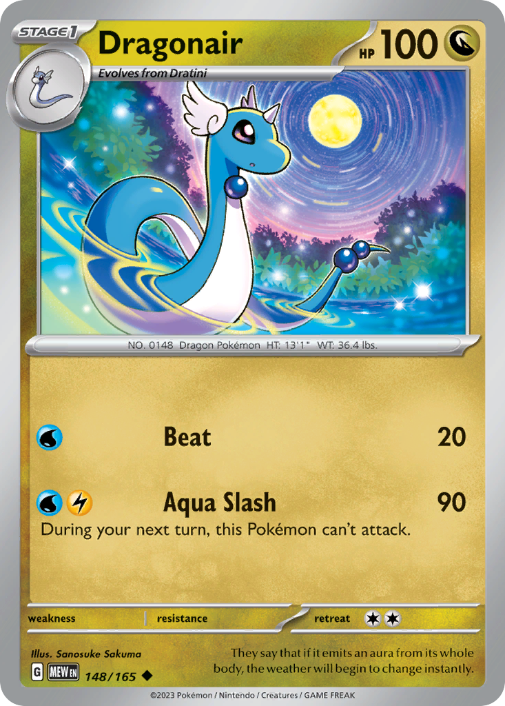 151 Set Dragonair #148/165