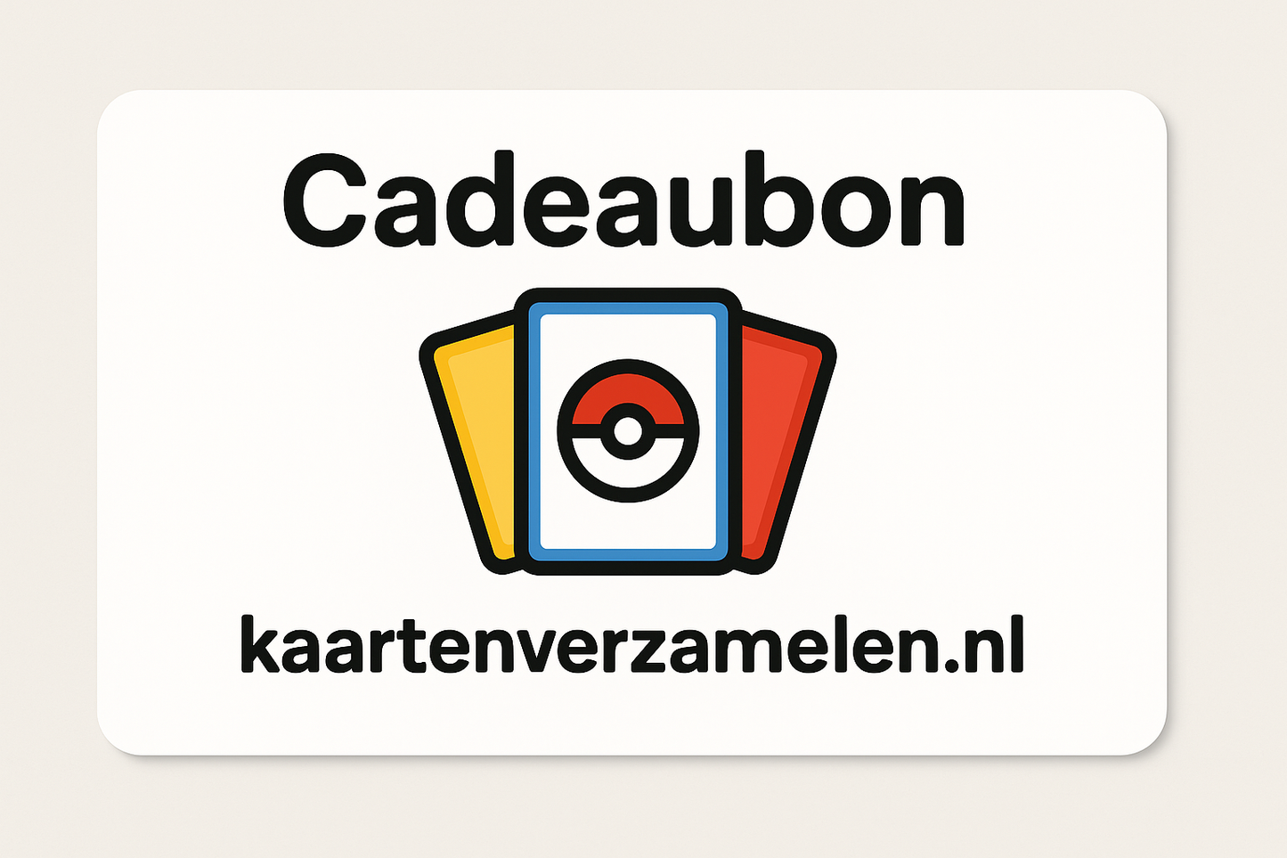 Kaartenverzamelen.nl-Geschenkkarte