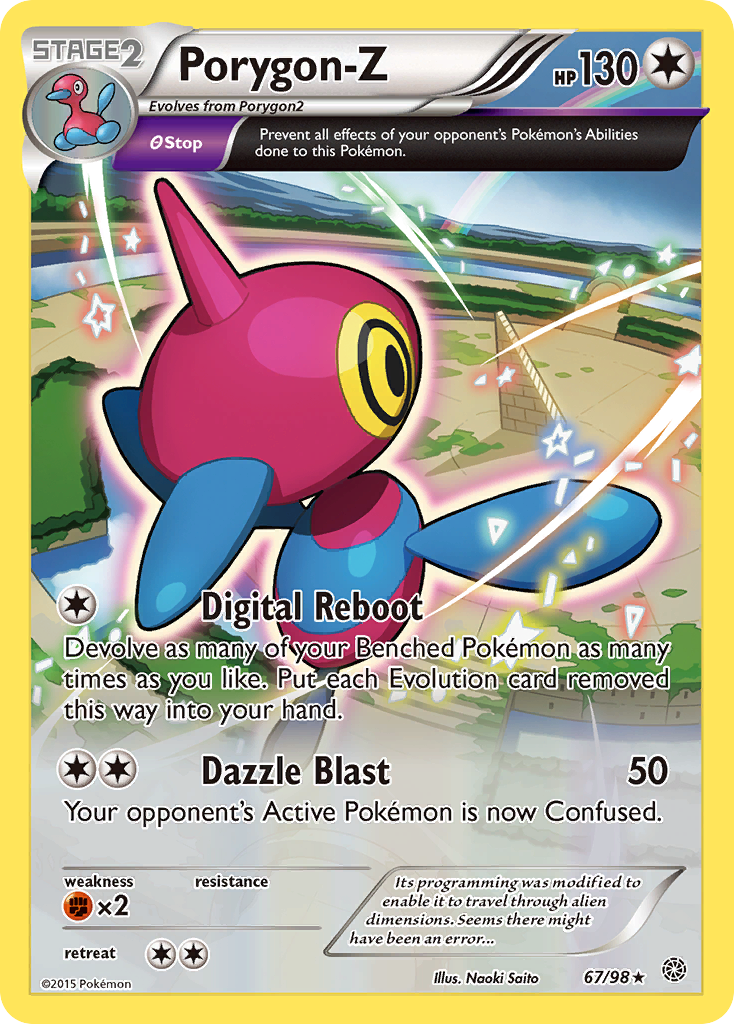 Ancient Origins Holo Porygon-Z #67/98