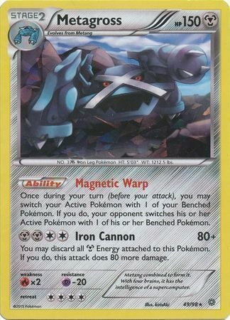 Ancient Origins Metagross #49/98 Cracked Ice Holo