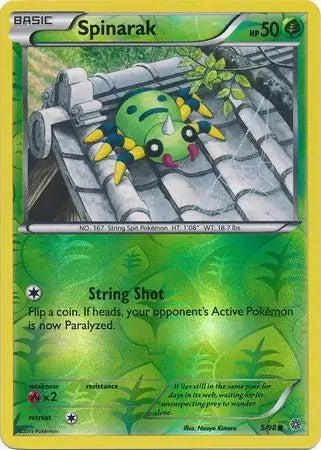 Ancient Origins Spinarak #5/98 reverse holo