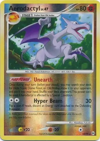 Arceus Set Aerodactyl #13/99 reverse holo