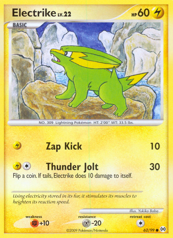 Arceus Set Electrike #62/99