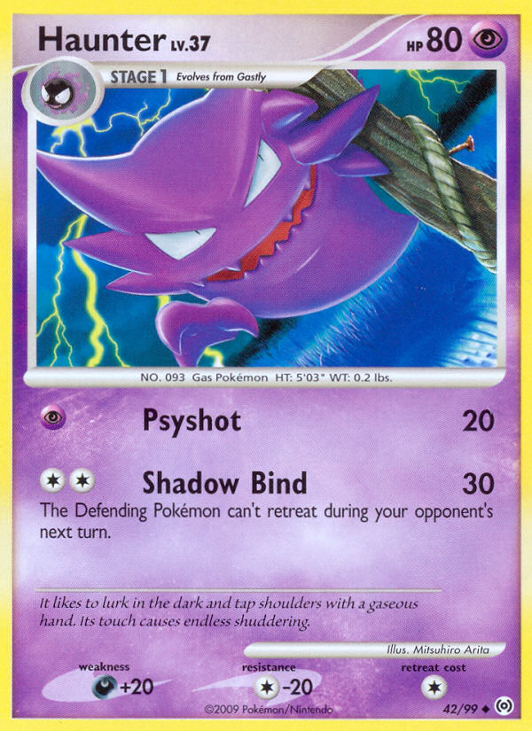 Arceus Set Haunter #42/99