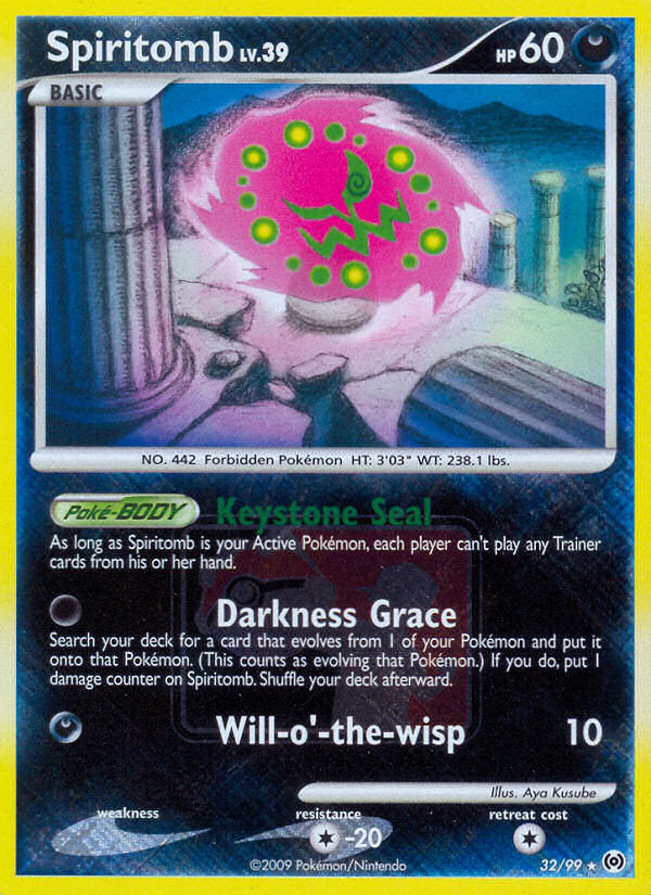 Arceus Set Spiritomb #32 League Promo