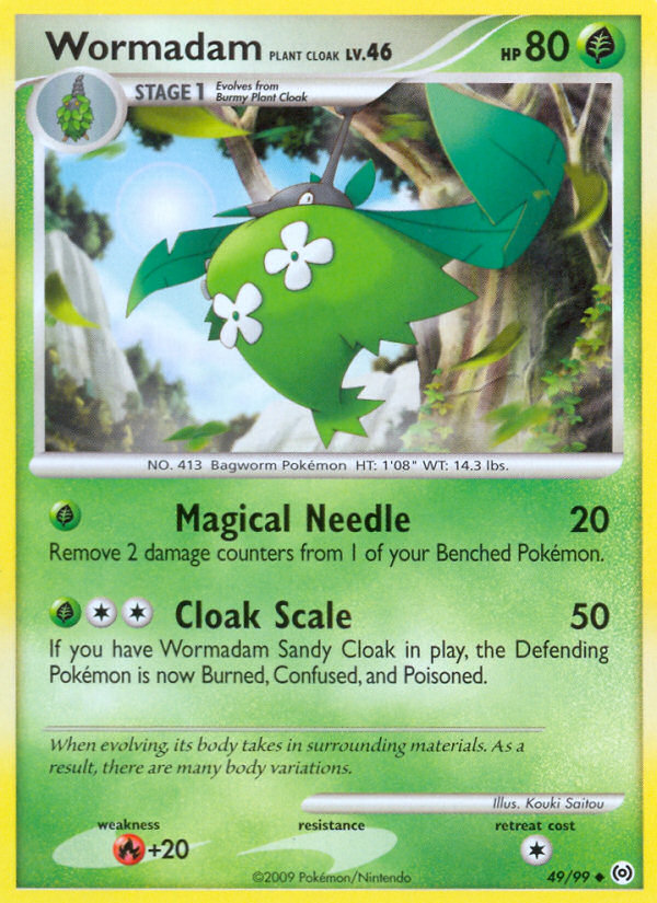 Arceus Set Wormadam (Plant Cloak) #49/99