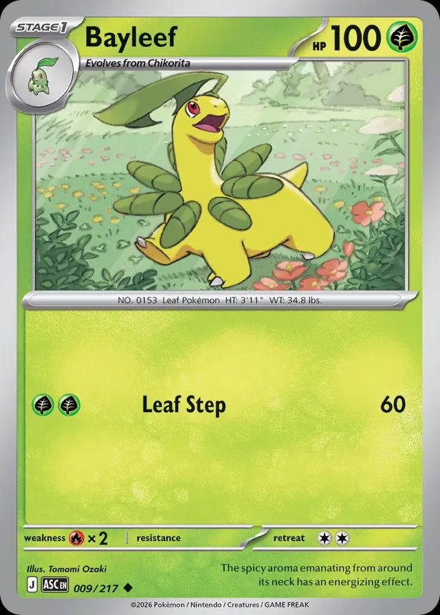 Ascended Heroes Bayleef #009/217