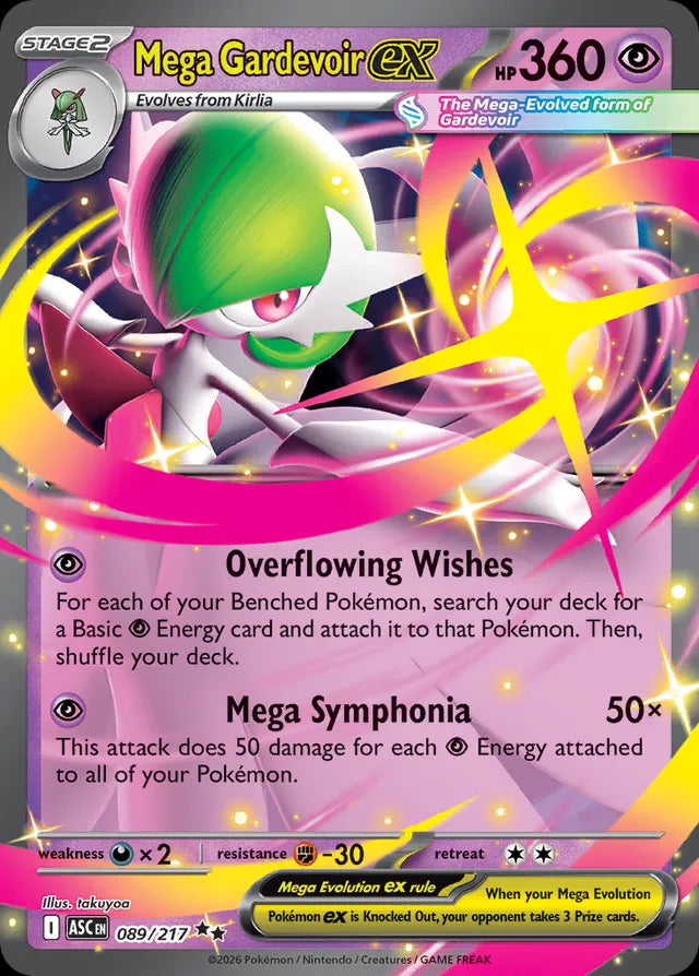 Ascended Heroes Mega Gardevoir ex #089/217