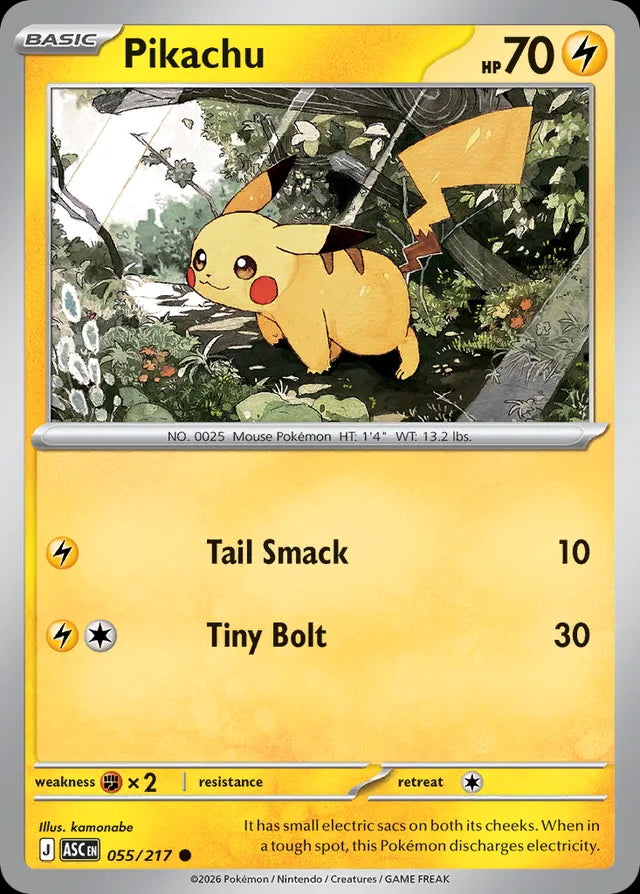 Ascended Heroes Pikachu #055/217