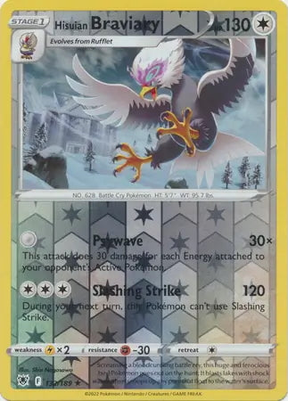 Astral Radiance Hisuian Braviary #132/189 reverse holo