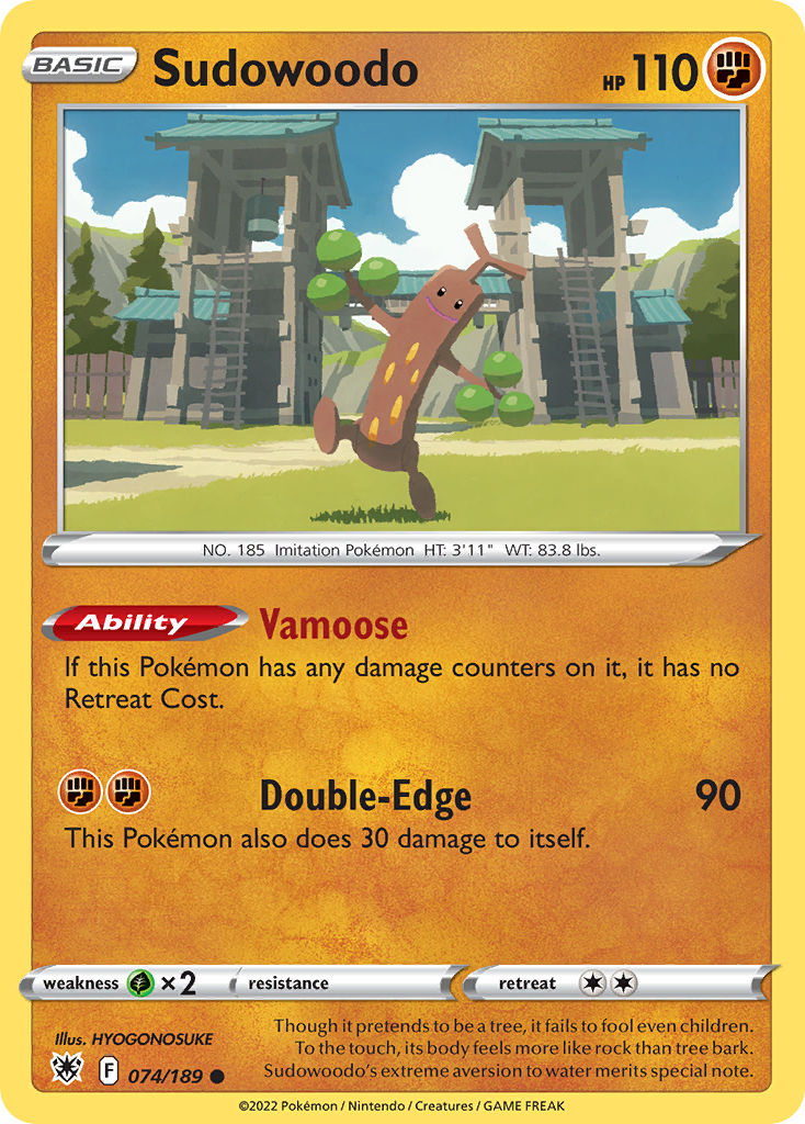 Astral Radiance Sudowoodo #74/189