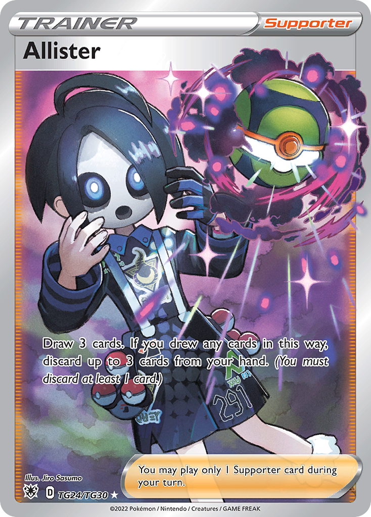 Astral Radiance Trainer Gallery Allister #TG24/30