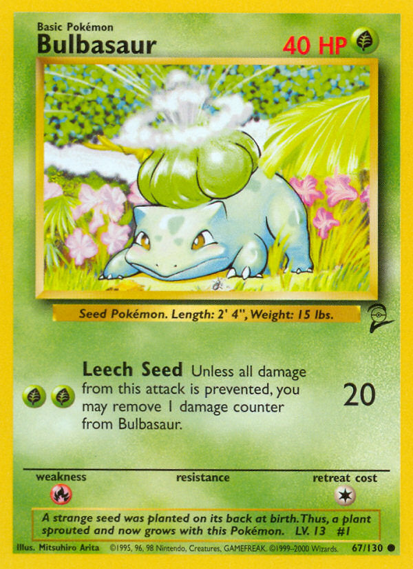 Base Set 2 Bulbasaur #67/130