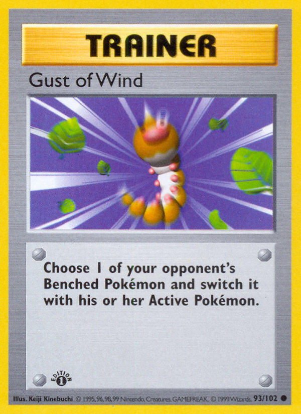 Base set Gust of Wind #93/102 first edition