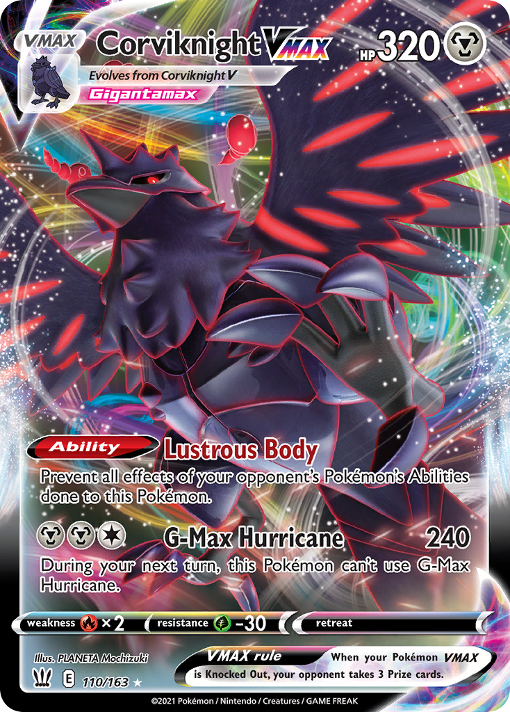 Battle Styles Corviknight VMAX #110/163