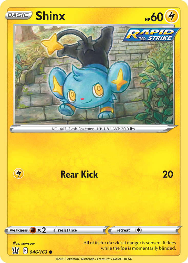 Battle Styles Shinx #46/163