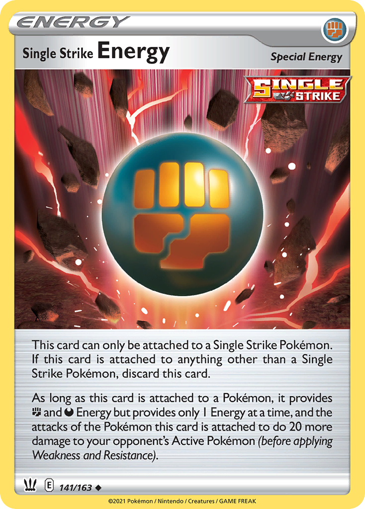Battle Styles Single Strike Energy #141/163