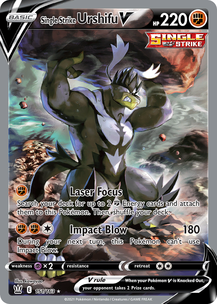 Battle Styles Single Strike Urshifu V #151/163