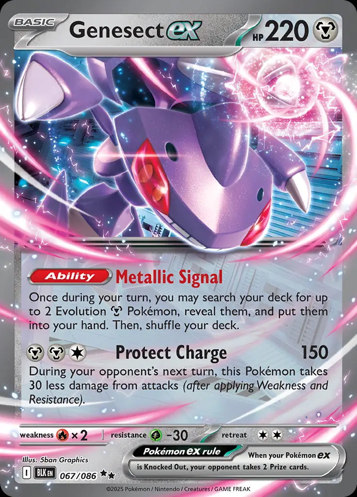 Black Bolt Genesect EX #67/86
