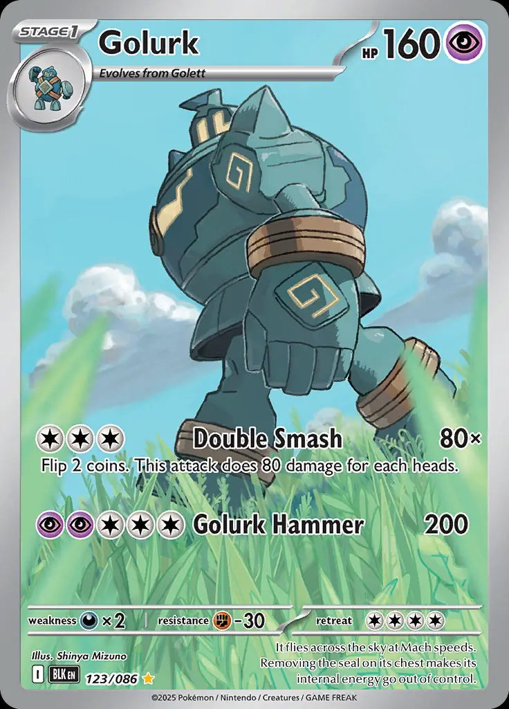 Black Bolt Golurk #123/86