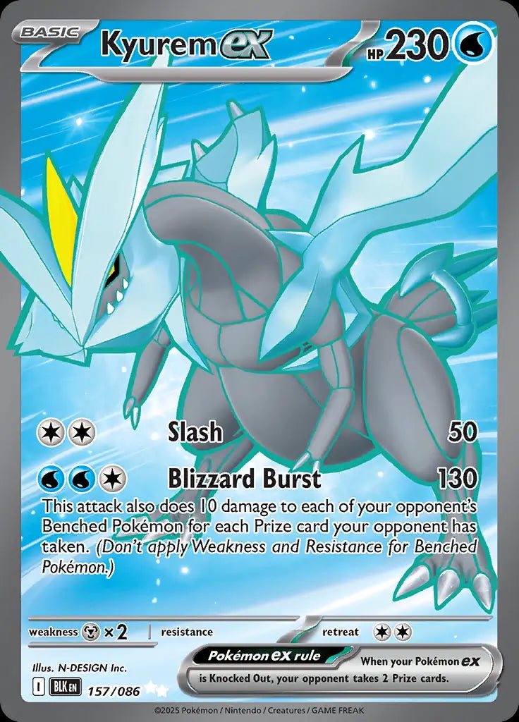 Black Bolt Kyurem ex #157/86