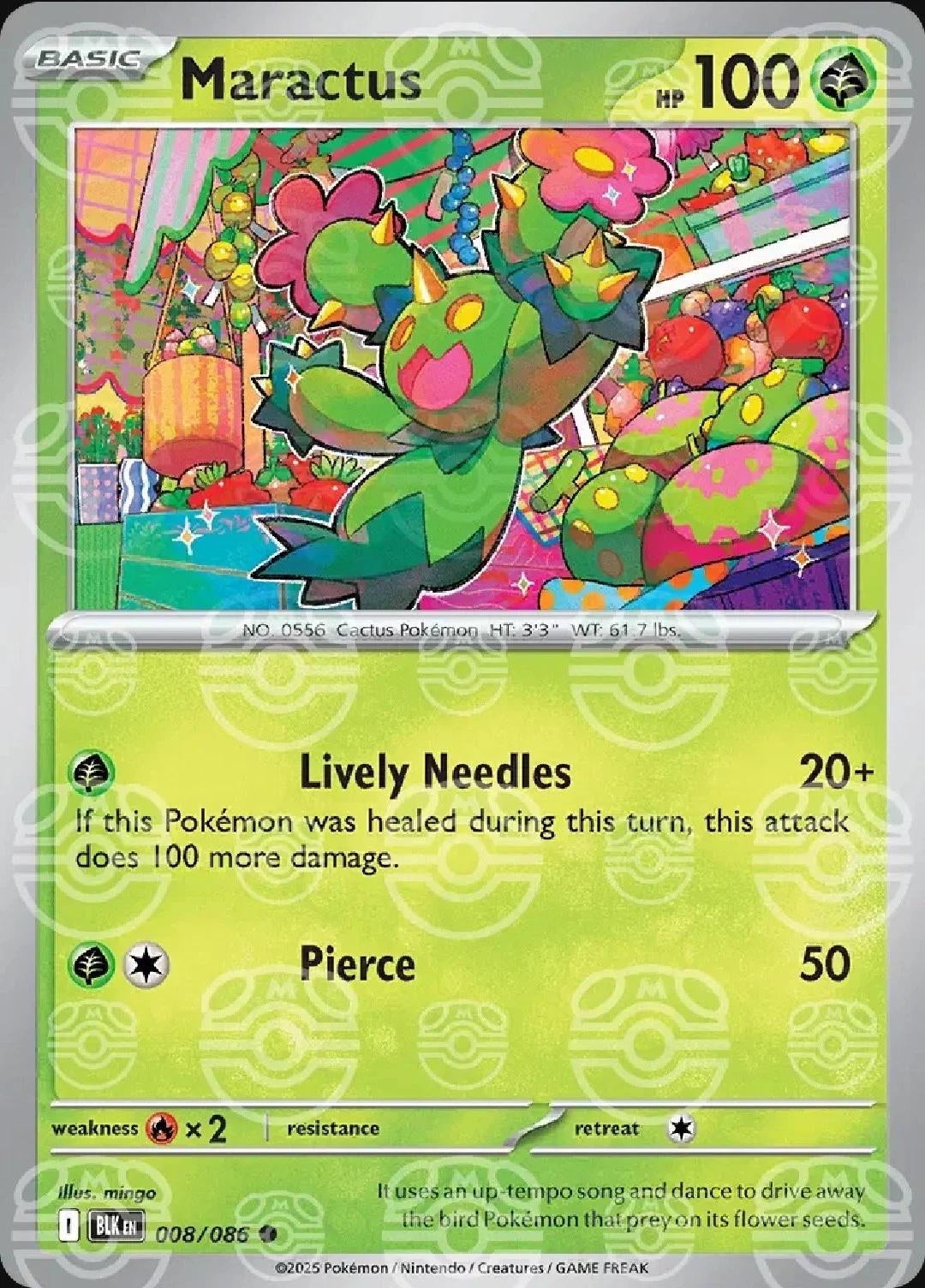 Black Bolt Maractus #8/86 Masterball Holo