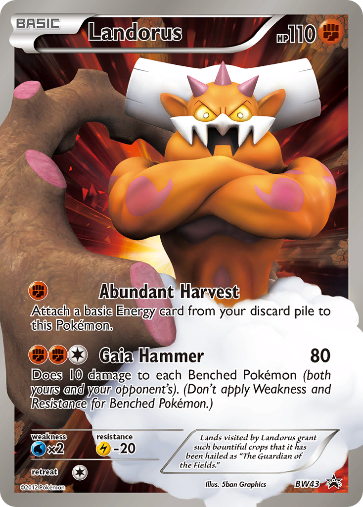 Black & White Promo Landorus #43