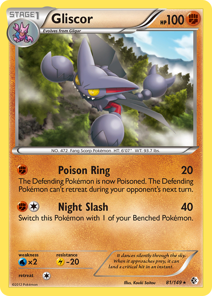 Boundaries Crossed Holo Gliscor #81/149