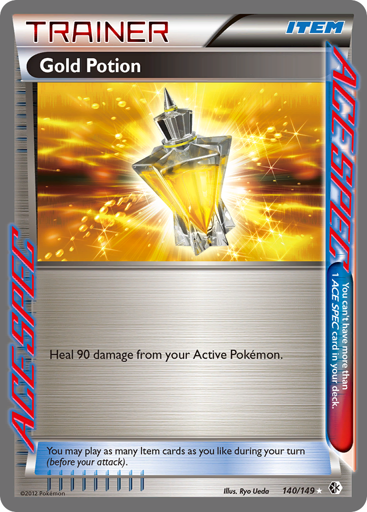 Boundaries Crossed Holo Gold Potion #140/149
