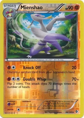 Boundaries Crossed Mienshao #88/149 reverse holo