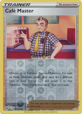 Brilliant Stars Café Master #133/172 reverse holo