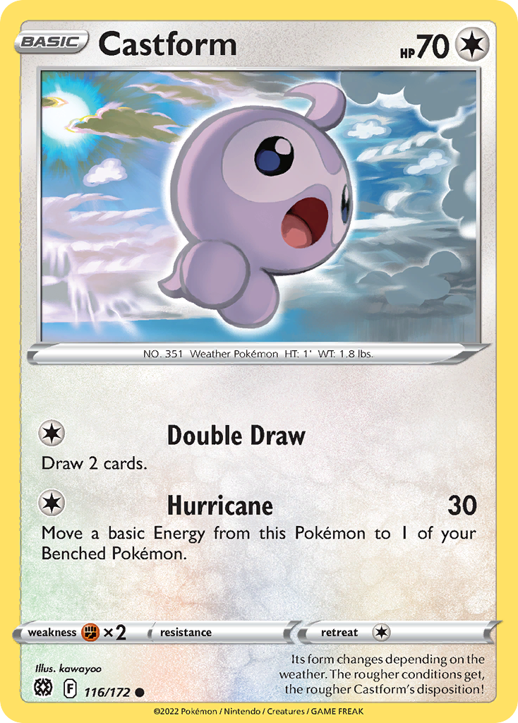 Brilliant Stars Castform #116/172