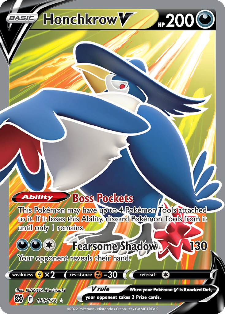 Brilliant Stars Honchkrow V #161/172