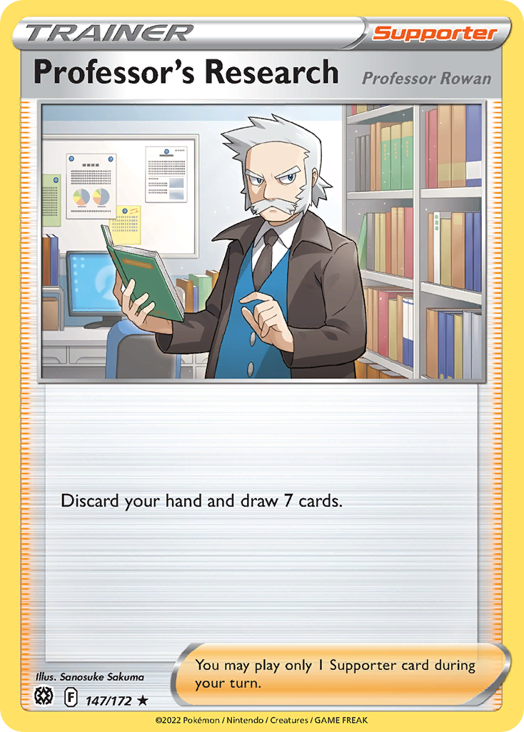 Brilliant Stars Non - Holo Professor’s Research #147/172