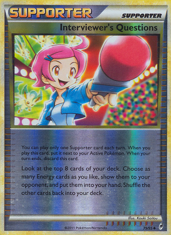 Call of Legends Interviewer's Questions #79/95 reverse holo
