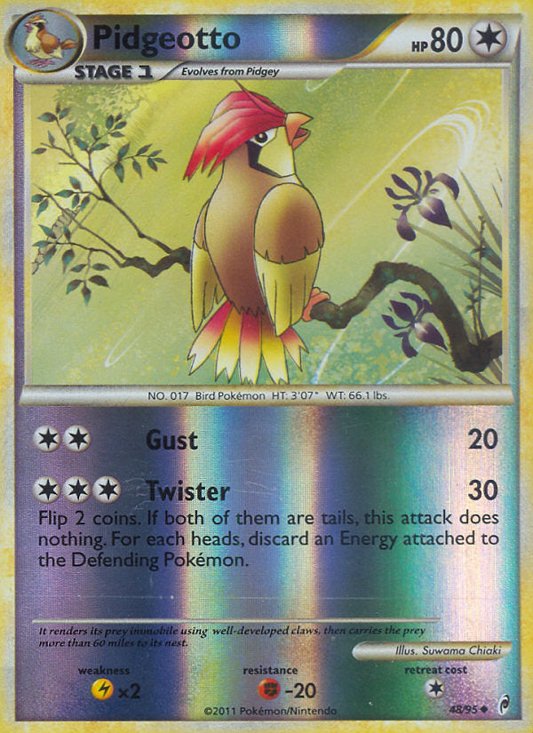 Call of Legends Pidgeotto #48/95 reverse holo