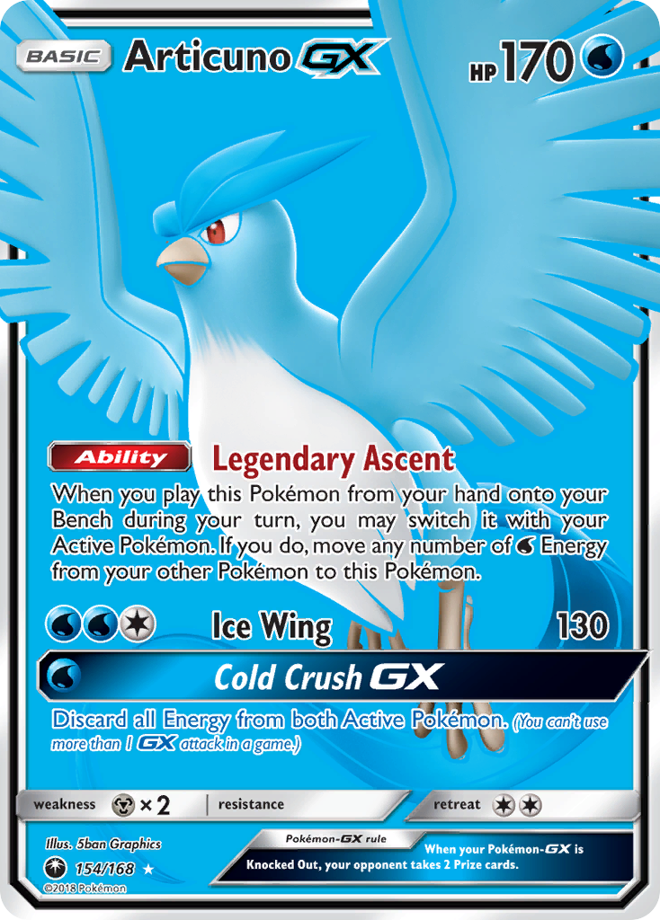 Celestial Storm Articuno GX #154/168