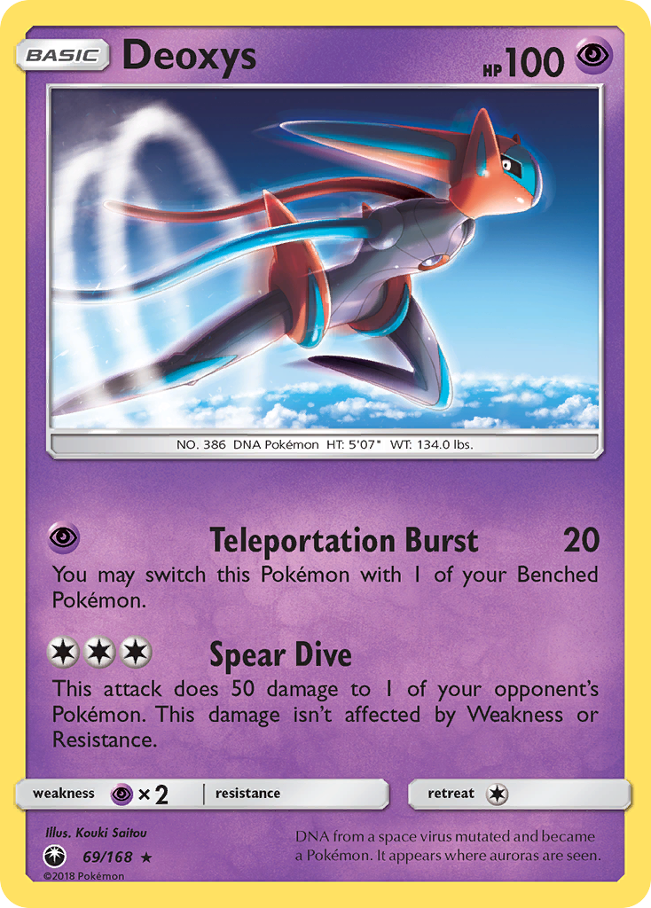 Celestial Storm Deoxys #69/168