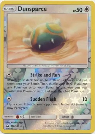 Celestial Storm Dunsparce #110/168 reverse holo