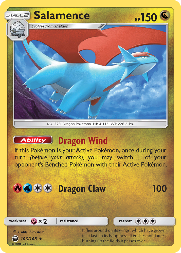 Celestial Storm Holo Salamence #106/168