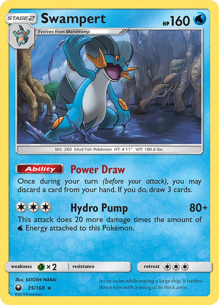 Celestial Storm Swampert #35/168
