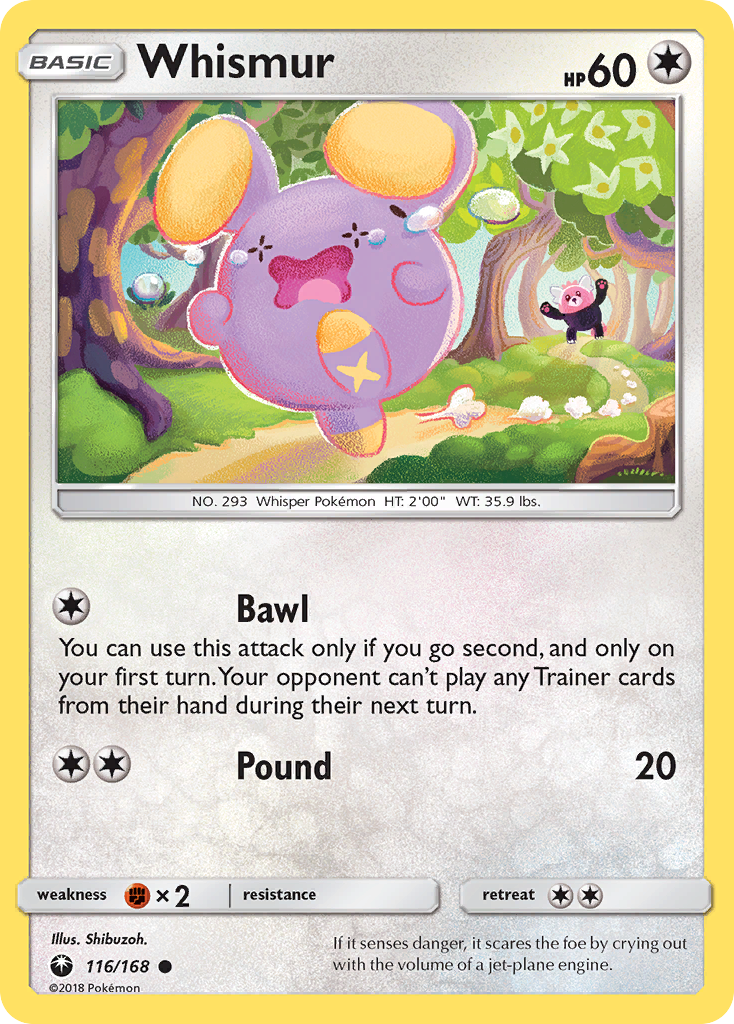 Celestial Storm Whismur #116/168
