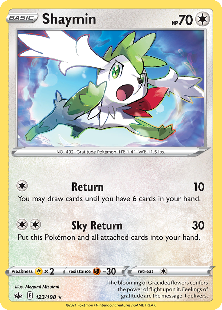 Chilling Reign Holo Shaymin #123/198