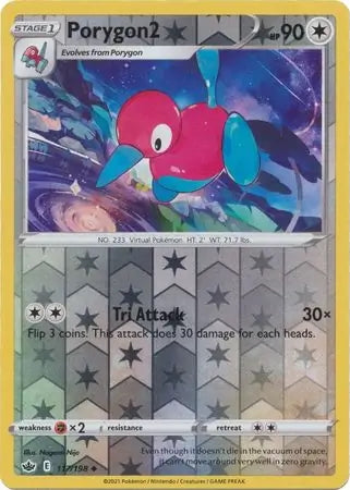 Chilling Reign Porygon2 #117/198 reverse holo