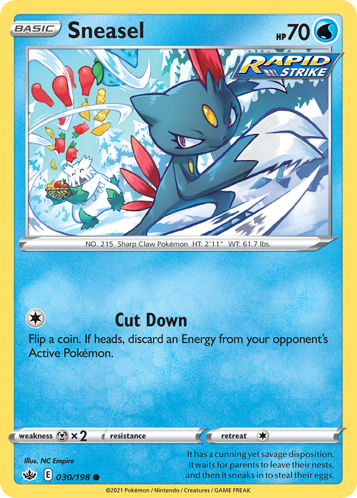 Chilling Reign Sneasel #30/198