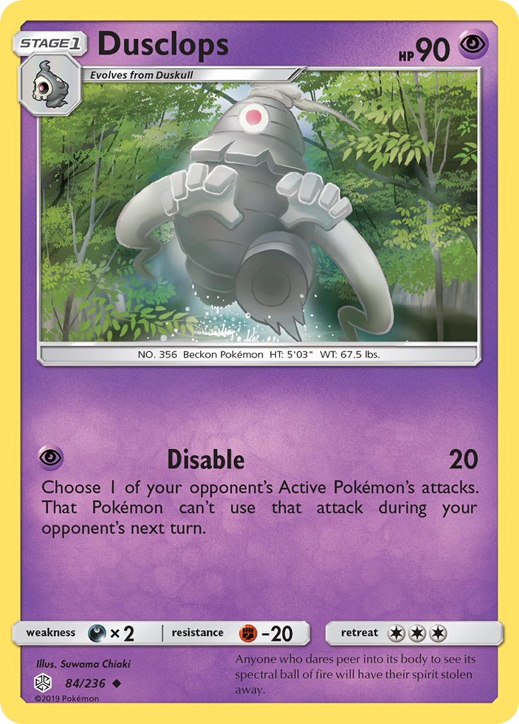 Cosmic Eclipse Dusclops #84/236