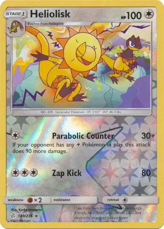 Cosmic Eclipse Heliolisk #180/236 reverse holo