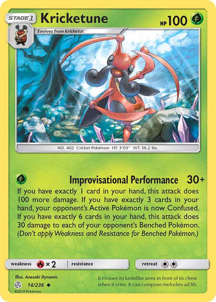 Cosmic Eclipse Kricketune #14/236