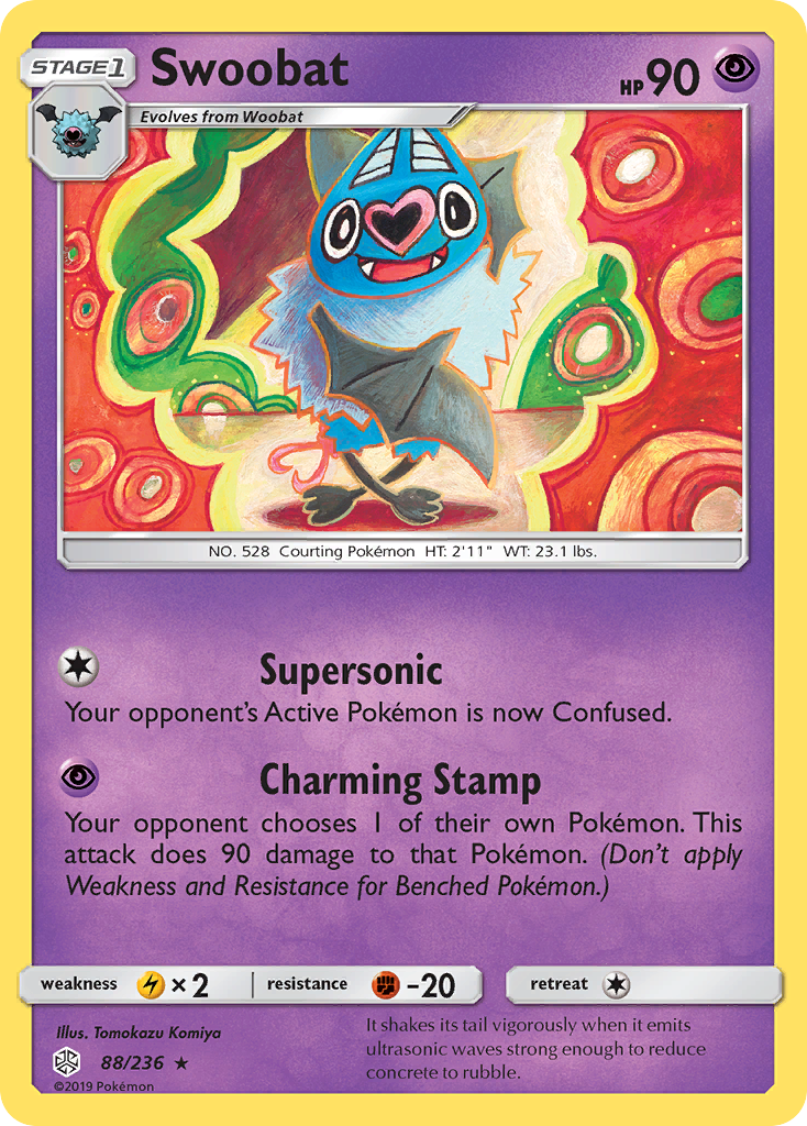 Cosmic Eclipse Swoobat #88/236