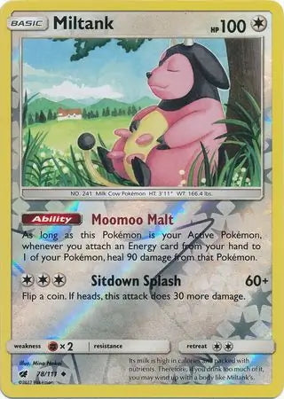 Crimson Invasion Miltank #78/111 reverse holo